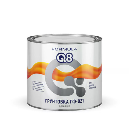 Грунт ГФ-21 Formula Q8 серый (1,9кг)