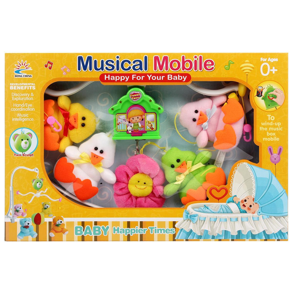 Карусель муз.для новорожденных, коробка DC015-2