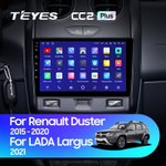 Teyes CC2 Plus 9" для Renault Duster 2015-2020