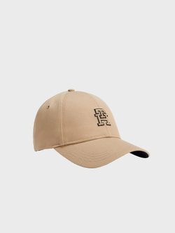 Бейсболка Tommy Hilfiger Embroidered Monogram Beige - One Size