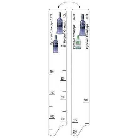 Барная линейка "Русский Стандарт" (375мл/500мл/750мл/ 1л), P.L. Proff Cuisine