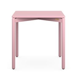 Стол обеденный Saga, 75х75 см, розовый