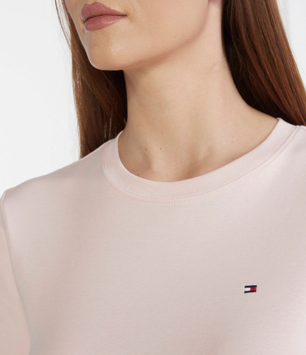 Футболка Tommy Hilfiger - пудро-розовый(WW0WW40587)