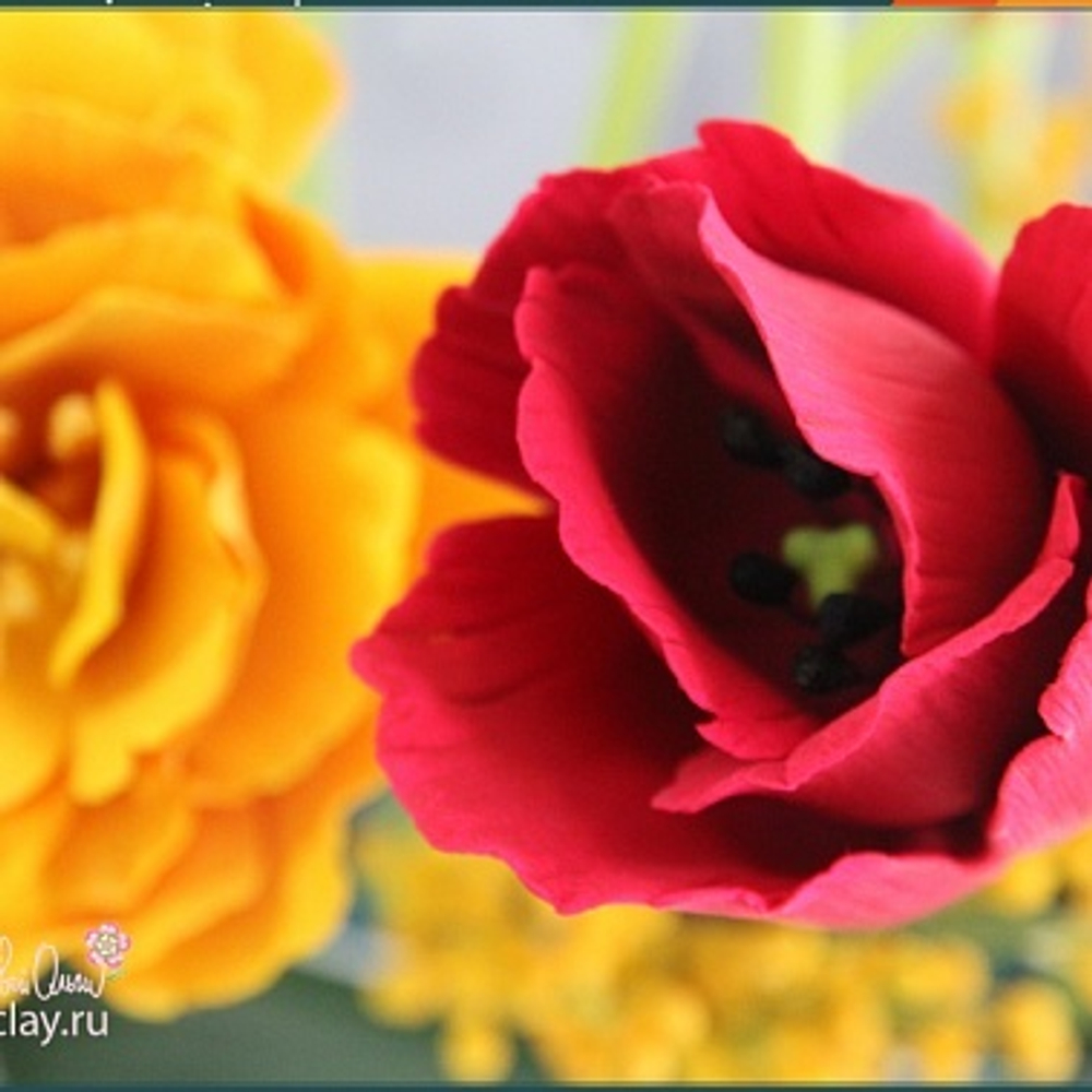 Полимерная глина CLAYCRAFT BY DECO, самоотвердевающая, цвет Желтый, 55 гр