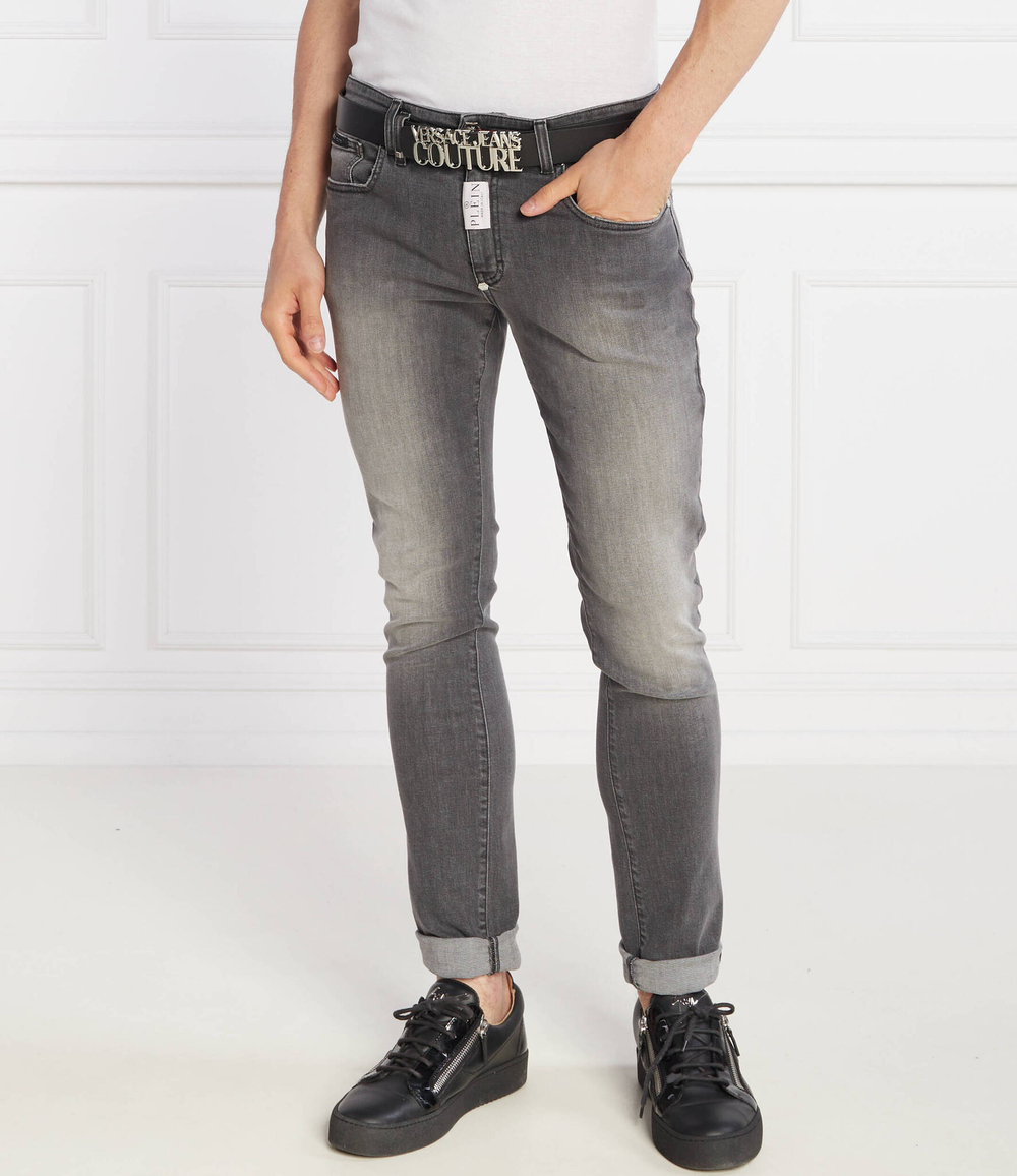 Джинсы Denim Trousers Philipp Plein - пепельный (MDT3554 PDE004N)