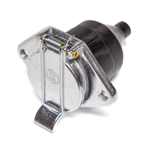 ПС325 AE Розетка соединительная, 7-и контактная, металл, КамАЗ, МАЗ, МТЗ, ХТЗ, ЗИЛ, УРАЛ, НЕФАЗ, ГАЗ