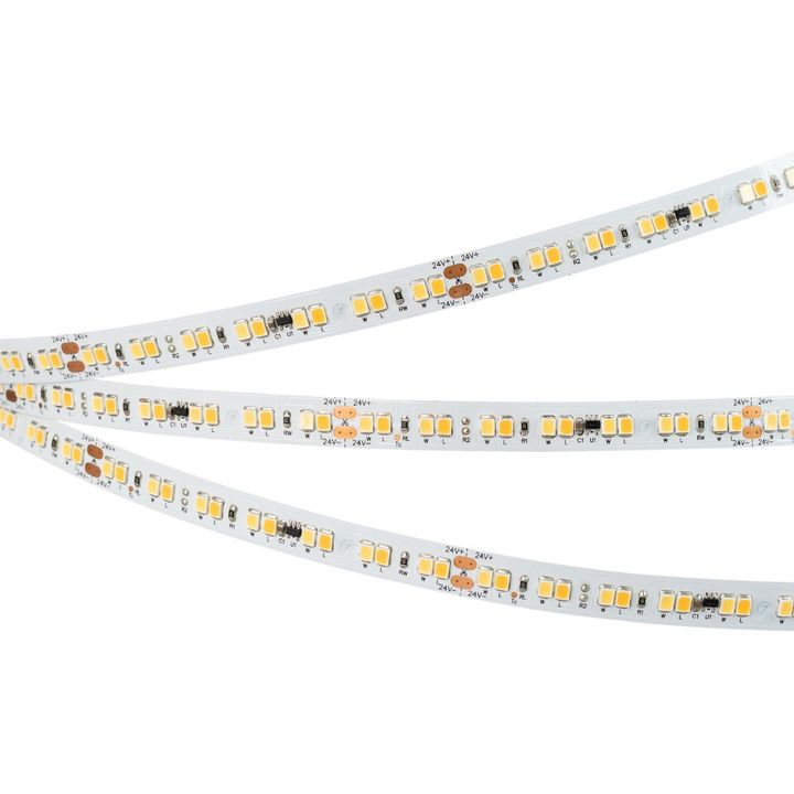 Светодиодная лента Arlight 21,3W/m 168LED/m 2835SMD от теплого до холодного 5M RT-A168-10mm 24V Day-MIX SWITCH 036215
