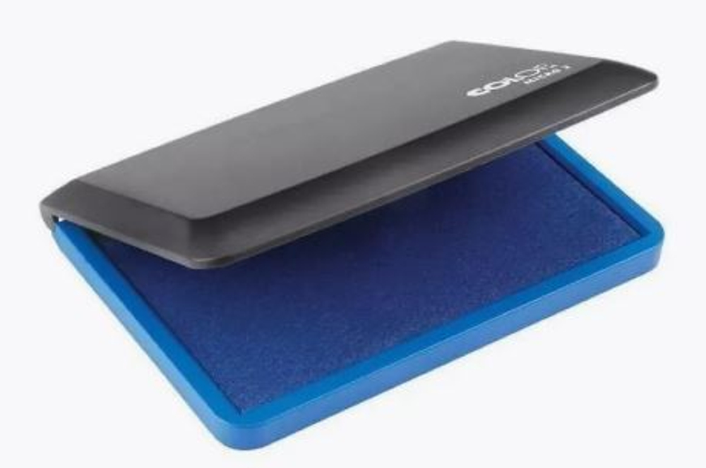 Подушка штемпельная настольная Colop Micro 2 синяя 110x70 мм