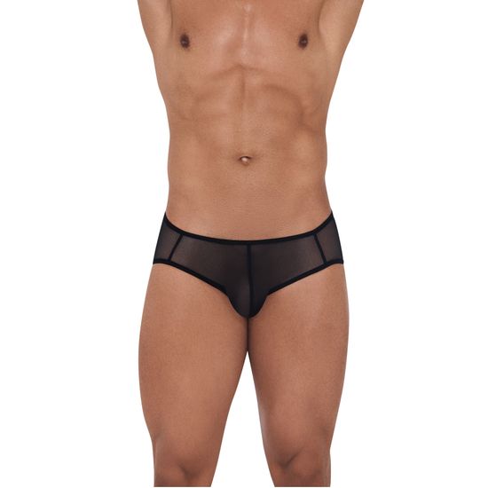 Мужские трусы джоки черные Clever Moda DEMON JOCKSTRAP 122811