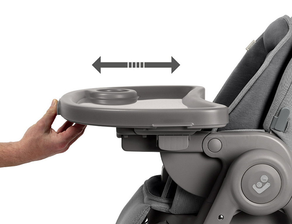 Стул для кормления Maxi-Cosi Minla Plus 2 в 1 Elegance Graphite/граф