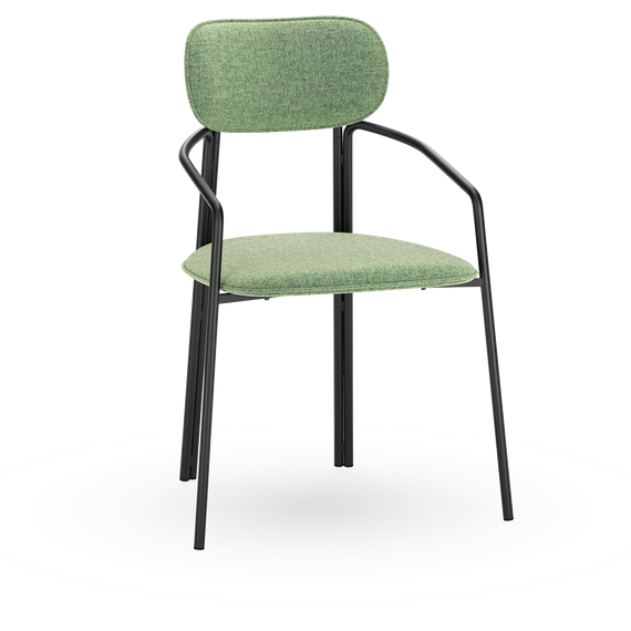 Стул Ror, Round, зеленая рогожка