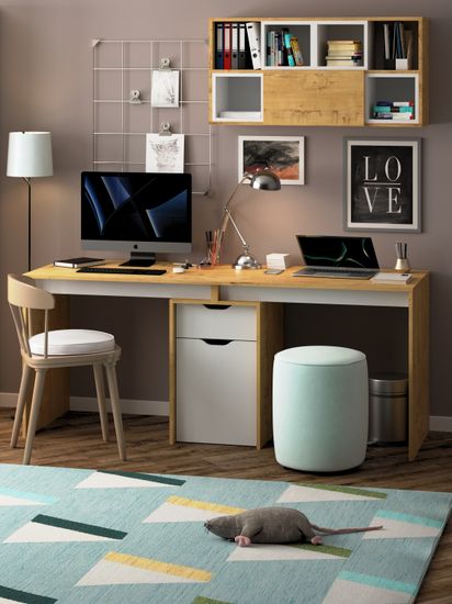 дуб бунратти / белый