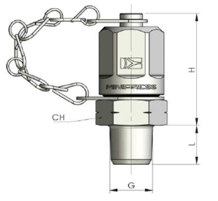 КТ 16x2 - NPTF 1/4-18 (металл.)
