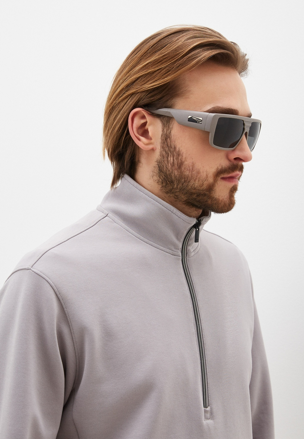 Спортивные очки LiP Rock / Matt Grey / PC Polarized / Smoke Lens