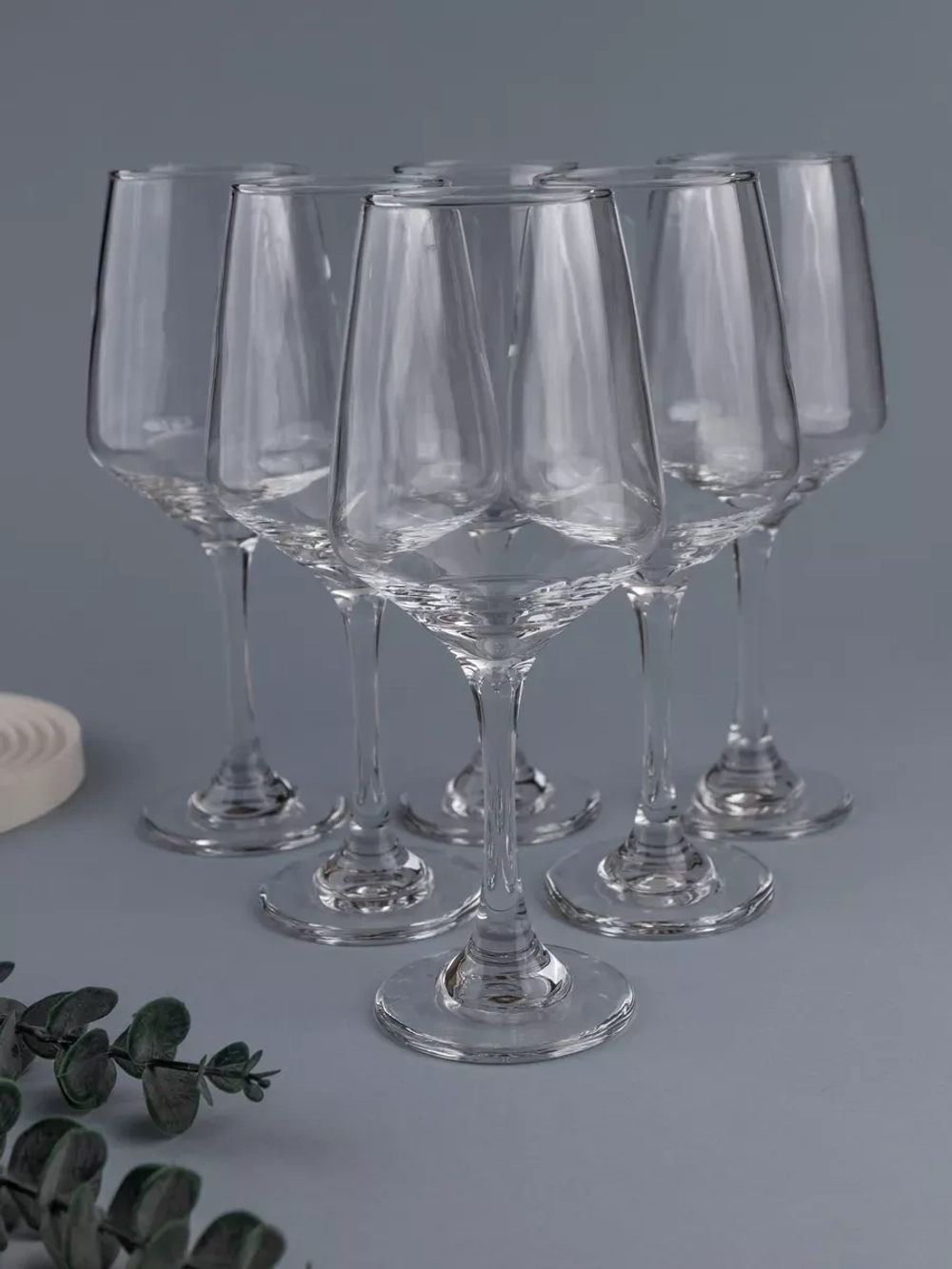 Набор бокалов для вина, 450 мл, 6 шт. прозрачные