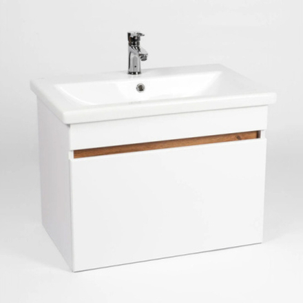 Тумба "Мальта" COMO 70 с раковиной 1 ящик подвесная
