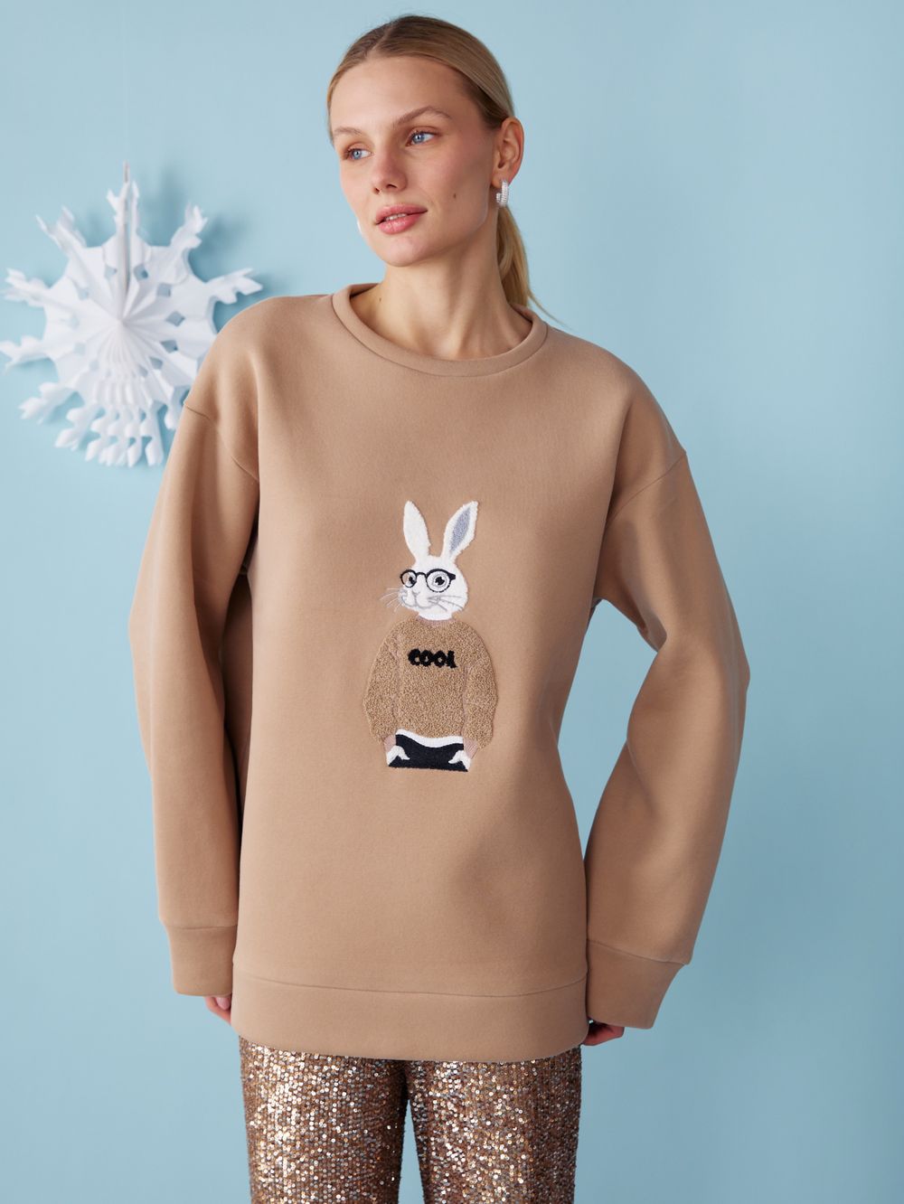 СВИТШОТ ЗАЙКА COOL MOCCO