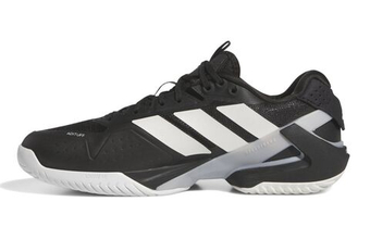 Мужские кроссовки теннисные Adidas Adizero Ubersonic 5 M - основной черный/нулевой металлик/серебристый металлик