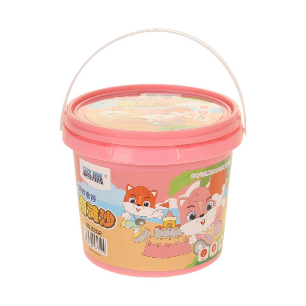 Песок кинетический в ведре бол 500 гр, C-42185