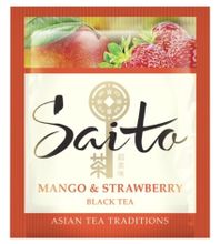 Чай черный Saito Mango &amp; strawberry в пакетиках, 25 шт