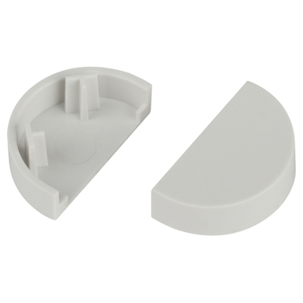 Заглушка ЭРА EC-KK-20-12-FW для полукруглого кабель-канала белая 20х12мм 2шт/комплект