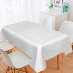Скатерть 140*180см белая, полиэстер, NNOA28