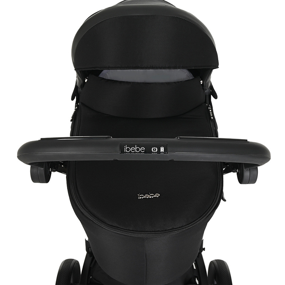 Коляска Ibebe I-Stop 2 в 1 IS 15 Black/Black