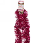 Мишура 2 м 4 см «Сказочное сияние», Розовый