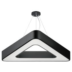 Светильник LED ЭРА Geometria SPO-153-B-40K-030 Delta 30Вт 4000К 2100Лм IP40 600*80 черный подвесной драйвер внутри | Декоративные светильники Geometria