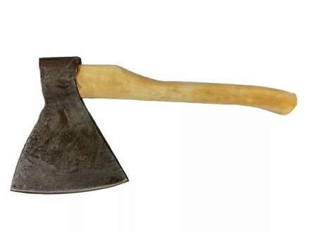 Топор Россия кованый, деревянное топорище, мясоруб, М2, 430мм