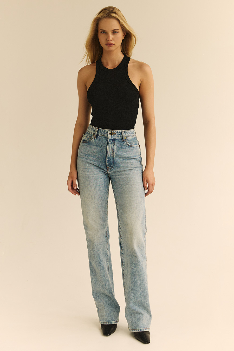 Майка с глубокой проймой AVRORA Чёрный