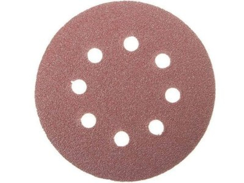 Круг абразивный на велюр осн зер 150 d125  8 отв (5шт/уп)