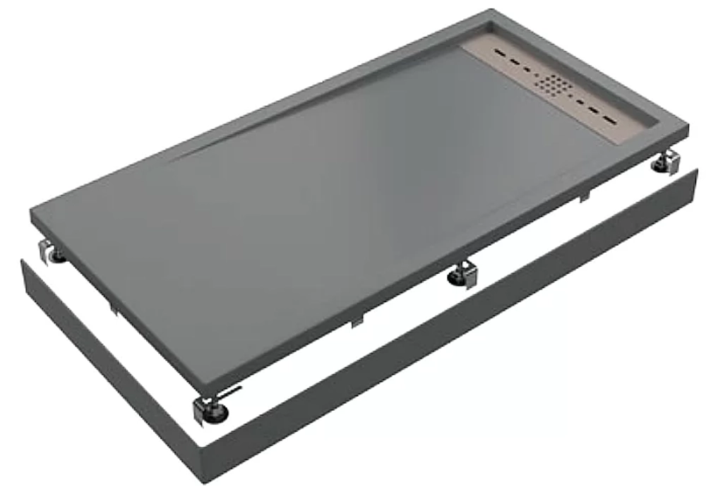 Поддон литьевой Good Door Stella 90x120 Графит