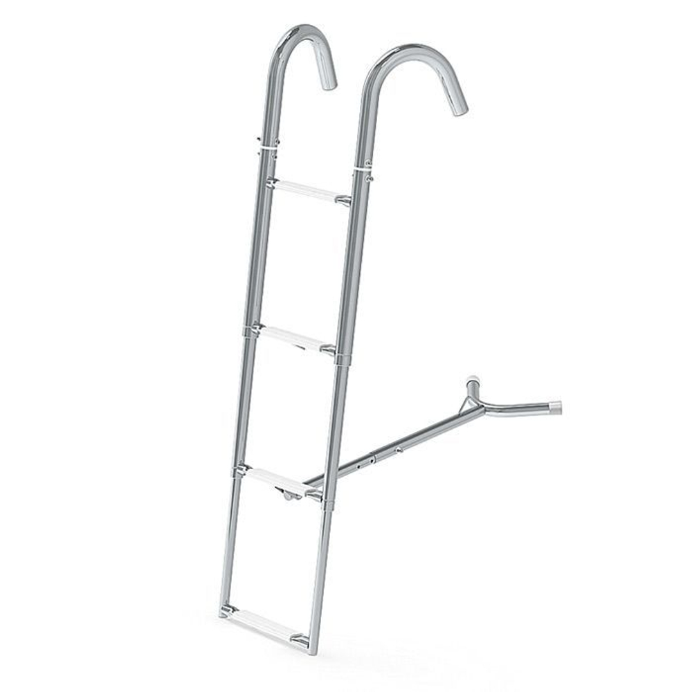 Трап телескопический носовой, 4 белых ступени (ширина 260 мм.) (10269429)