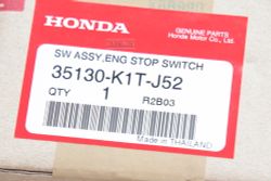 35130-K1T-J51 (35130-K1T-J52) SWITCH ASSY., ENGINE STOP. HONDA