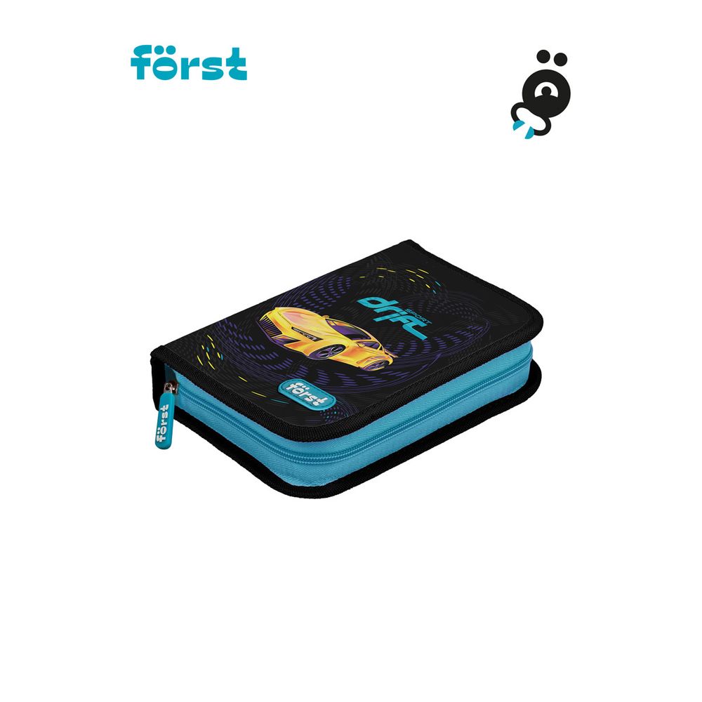 Пенал 1 отделение, 200*140*40 Först "Sport drift", дополнительная откидная секция, полиэстер