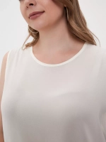 Майка, топ под пиджак однотонная