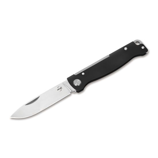 Складной нож Boker 01BO851 Atlas Black c клинком из стали Sandvik™ 12С27, рукоять Stainless Steel