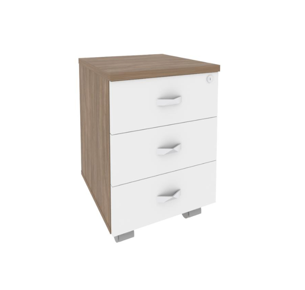 Тумба мобильная 3 ящика Onix Direct