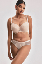 Телесный бюстгальтер Chita с чашками на тонком поролоне (Размер: 70D) (Цвет: телесный)