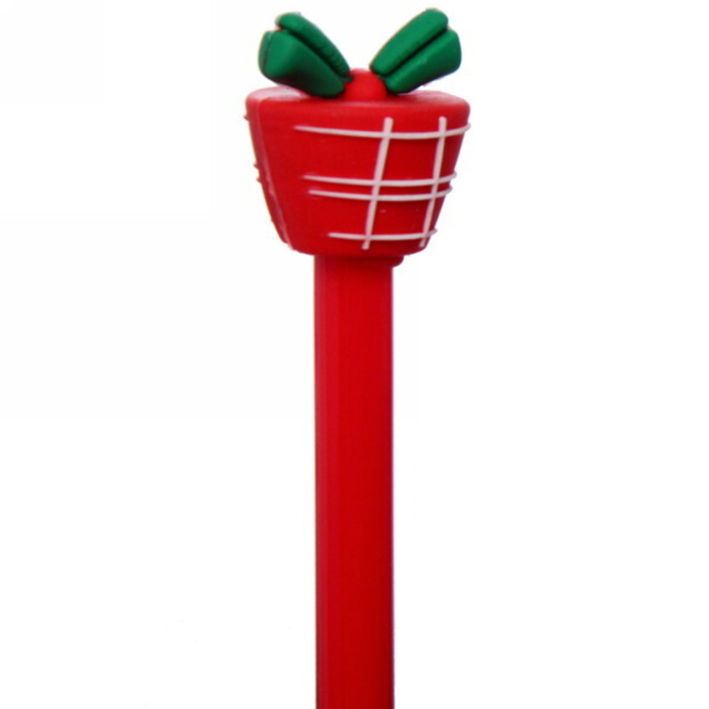 Ручка гелевая, цвет синий «Новогодний подарок», 19см