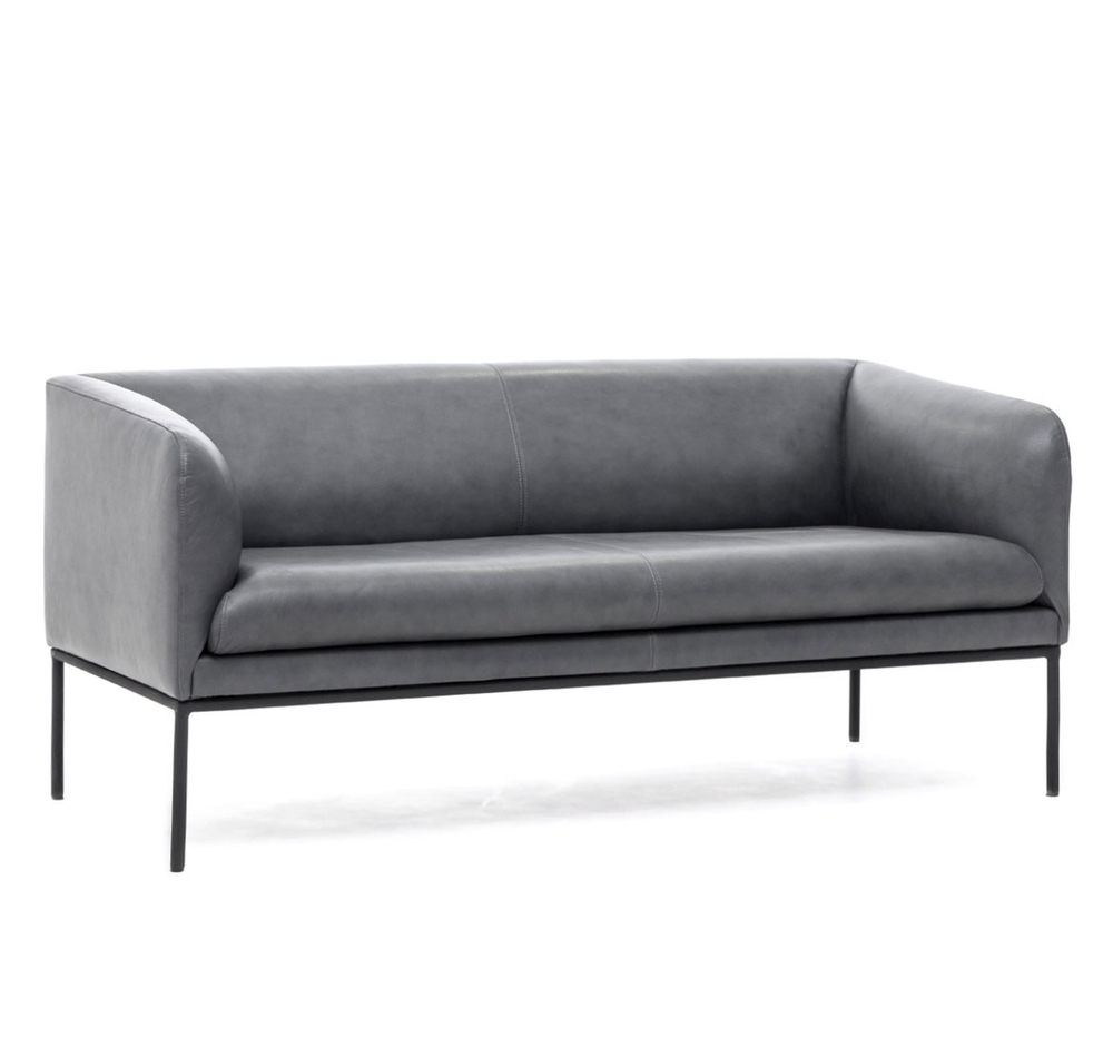 Диван двухместный ЛИРО, кожа