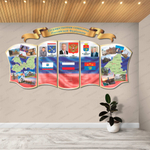 Комплект фигурных стендов Государственная символика РФ 1903