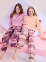 Пижама для девочки Next 196-728, 2 шт., Розовый, Персиковый