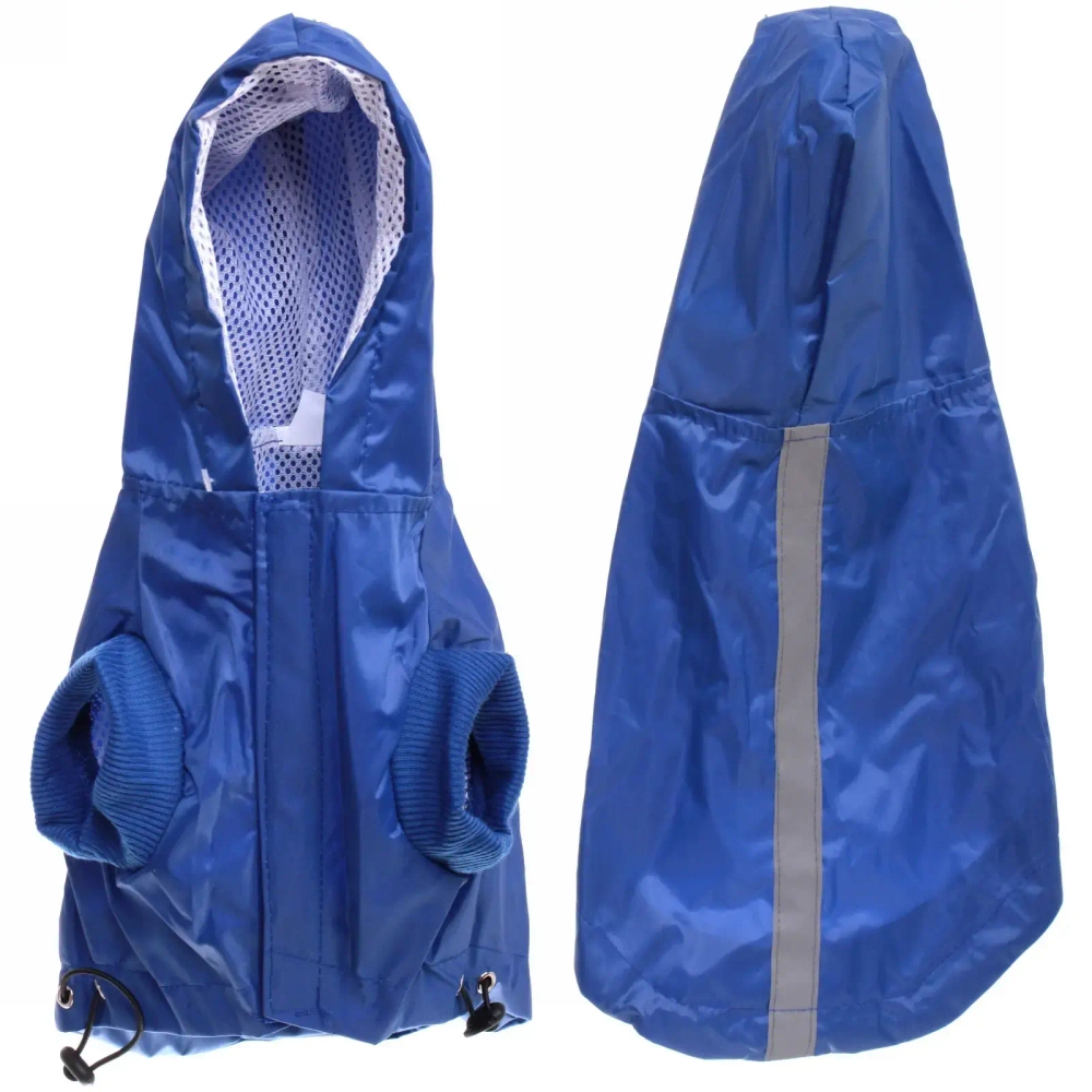 Дождевик-плащ для собаки «Молния» с капюшоном, размер XL (размерсм)