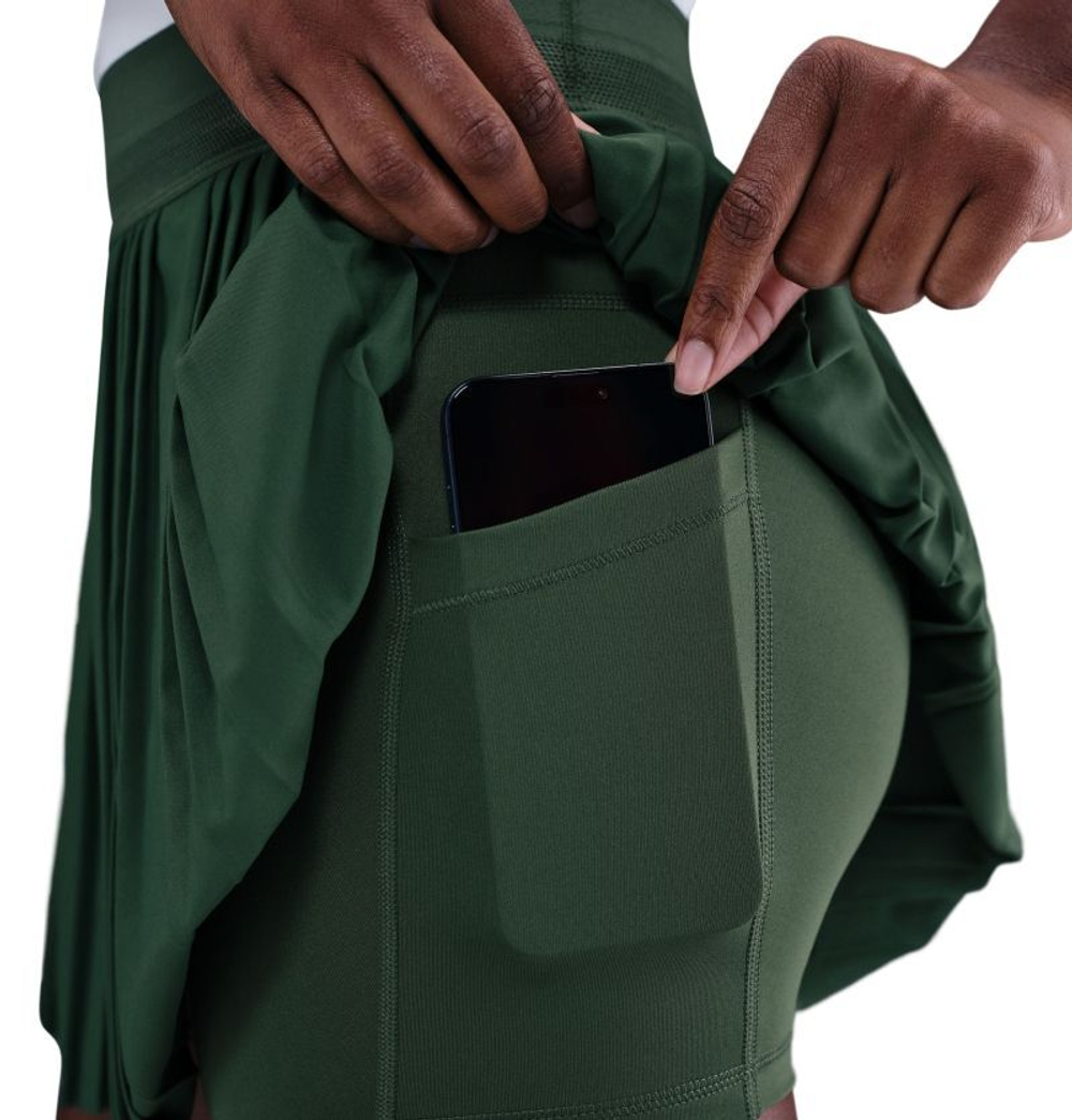 Теннисная юбка Nike Court Advantage Dri-Fit Pleated - fir/fir