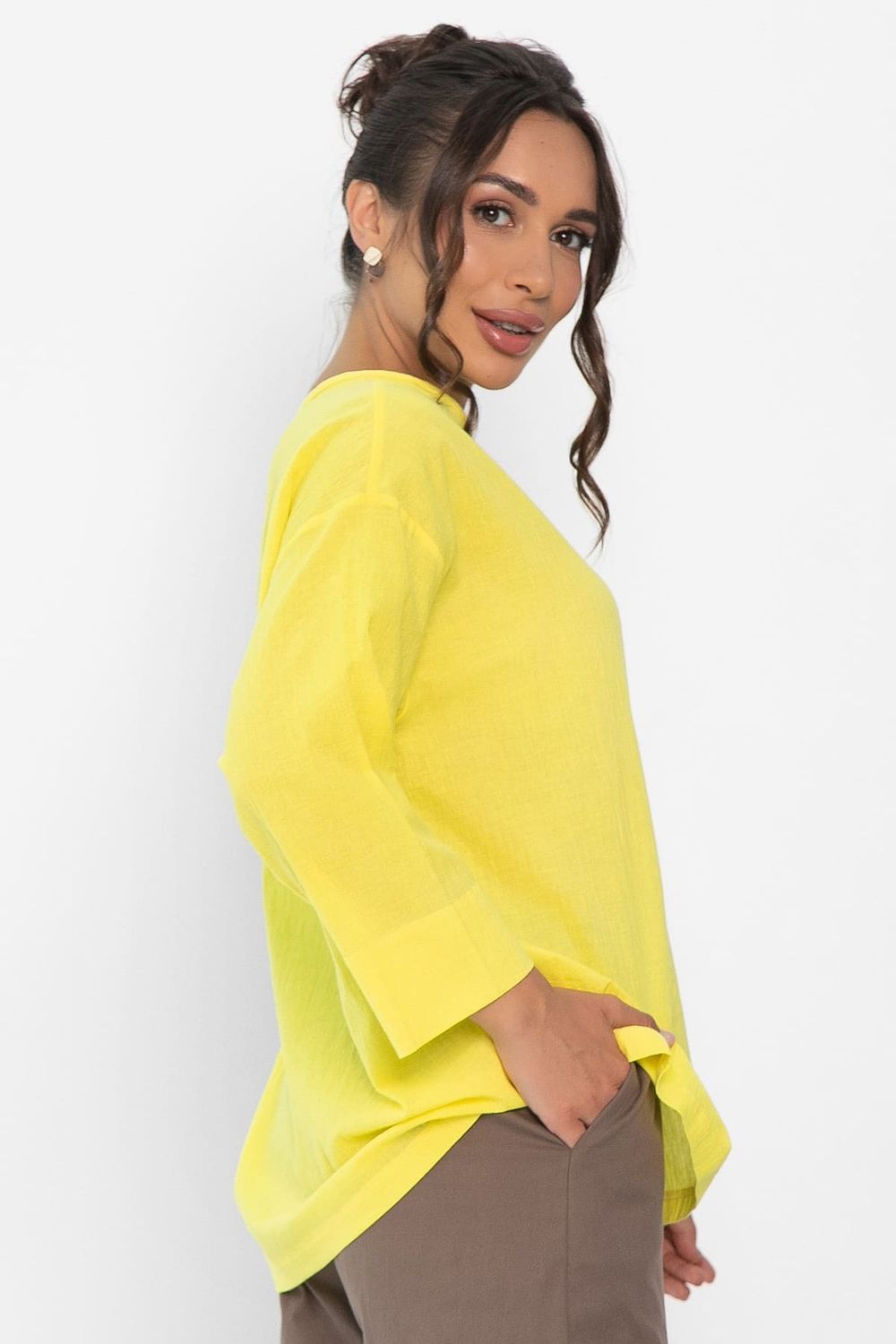 Лонгслив Пляж (желтый) Б13988-25М LT Collection