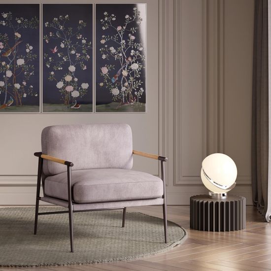 Кресло Laura цвет серый