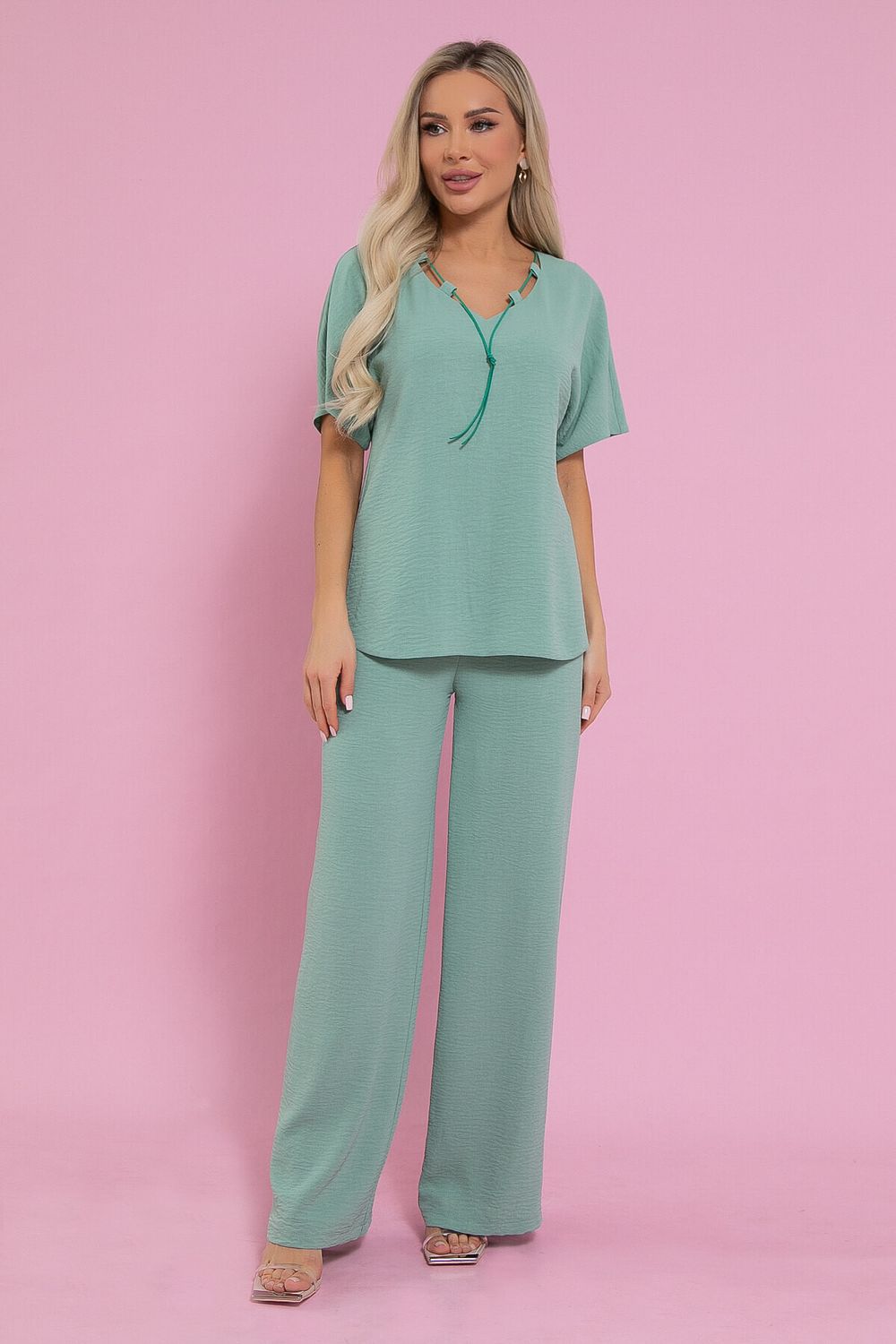 Костюм Свободный вечер НЬЮ (тиффани) К12670-15 LT Collection