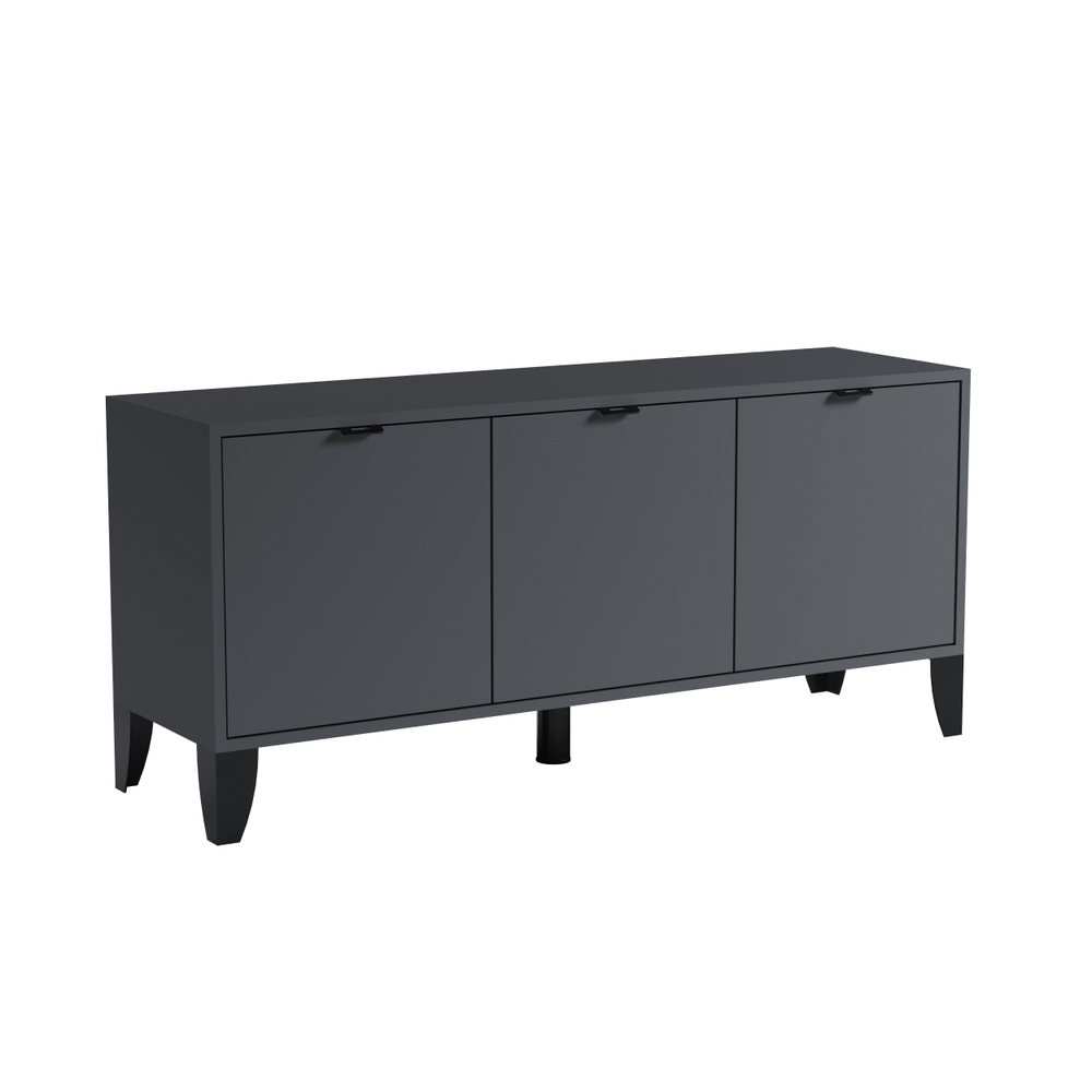 Гостиная Гира тумба для ТВ-техники ГТ-1 графит серый